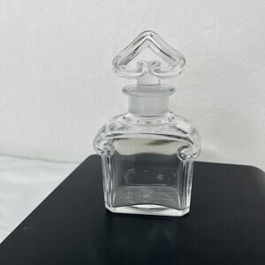 Vintage Guerlain perfume bottle made in France by Baccarat Crystal, Art Deco.